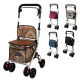 Carro de la compra andador | 4 ruedas | Hasta 120Kg | Plegable | Bolsa | Sistema de frenado | Estampado | Coliseo | Mobiclinic - Foto 1