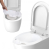Bidet portátil | Acoplable al inodoro | Uso doméstico y clínico | Hasta 4 litros | Estable | Plástico | Hana | Mobiclinic