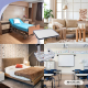 Mesa auxiliar ajustable | 12 alturas | Tablero con inclinación | Plegable | Ruedas con freno | Base en C | Cumbre | Mobiclinic - Foto 7