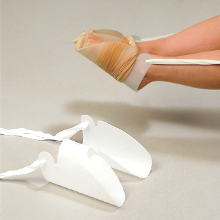 Calzador de medias y pantys | Doble | Flexible y ligero | Blanco Calzador de medias y pantys | Doble | Flexible y ligero | Blanco