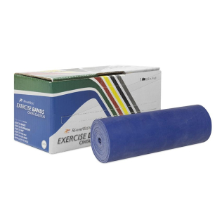 Cinta elástica para ejercicios y estiramientos | 5,5 m | Azul: Extrafuerte Cinta elástica para ejercicios y estiramientos | 5,5 m | Azul: Extrafuerte