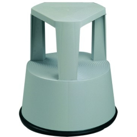 Taburete escalera con ruedas retráctiles | Base antideslizante...