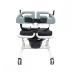 Silla de transferencia con inodoro | Altura regulable | Doble sistema seguridad | Cubeta y Cojín extraíble | Willy | Mobiclinic - Foto 3