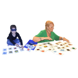 Juego asociación tacto y foto | Desarrolla el sentido del...