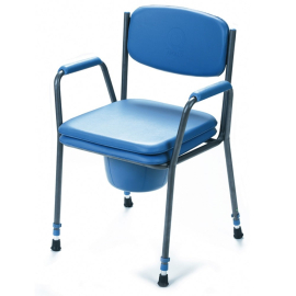 Silla de baño con inodoro "club" regulable en altura