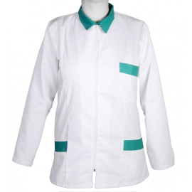 Chaqueta con cremallera hombre | Filo verde con manga larga |...