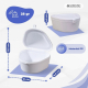 Contenedor para prótesis dentales | 1 ud embolsada | Reutilizable | Plástico duro | DN-01 | Mobiclinic - Foto 2