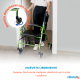 Andador ortopédico | Plegable | Frenos de maneta | 4 ruedas | Asiento y respaldo | TURIA | Clinicalfy - Foto 17