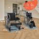 Silla de ruedas plegable | Autopropulsable | Ligera | Asiento de 44 cm | Negro | Valencia | Clinicalfy - Foto 3