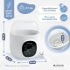 Calienta biberones doble | 6 en 1 | Esterilizador | Temperatura ajustable | Programable | Compacto | Bibidu | Mobiclinic - Foto 2