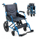 Silla de ruedas plegable | Manual | Acero | Reposapiés abatibles | Frenos dobles | Asiento acolchado | Faraón | Mobiclinic - Foto 1