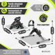 Pedalier plegable | Resistencia ajustable | Pantalla | Ejercitador de brazos y piernas | Antideslizante | Ronda | Mobiclinic - Foto 1