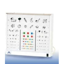 Optotipo wecker infantil.