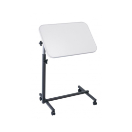 Mesa auxiliar con ruedas | Plegable | Para cama y sofá | Gris...