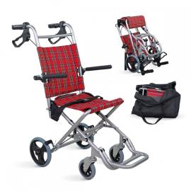 Silla de ruedas para tránsito | Asiento 30 cm | Aluminio |...