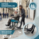 Silla de ruedas plegable | Ruedas grandes | Ortopédica | Ligera | Júcar | Clinicalfy - Foto 5