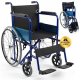 Silla de ruedas plegable | Ruedas grandes | Ligera | Ortopédica | Azul | Alcázar | Mobiclinic - Foto 1