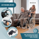 Silla de ruedas | Estructura regulable | Quick release | Antivuelco | Ruedas Neumáticas | Aluminio | Trevi | Mobiclinic - Foto 5