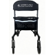 Andador Plegable | Con asiento y respaldo | Fibra de carbono | Altura regulable | Frenos | Brisa | Mobiclinic - Foto 2