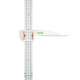 Tallímetro móvil portátil | Tallímetro con base | Medición 150-2100 mm | ADE - Foto 2