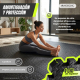 Tatami puzzle | 20 piezas + 40 bordes | Antideslizante e impermeable | PE+EVA | Modular | Geométrico | Zeny | Mobiclinic - Foto 3