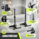 Soporte para pesas | Hasta 300 kg | Altura regulable | Apoyos de seguridad | Base antideslizante | Ironrack | Mobiclinic - Foto 4