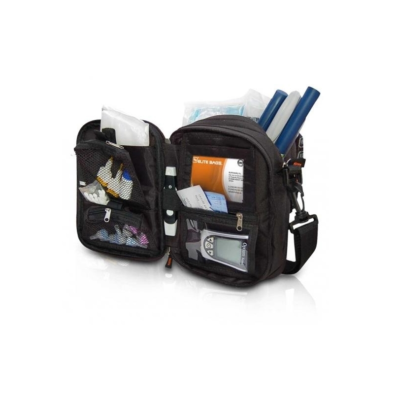 Diabetiker Kühltaschen Set | Schwarz | Mini Kühltasche Diabetic's |  Kühltasche zum Umhängen FIT'S | Elite Bagsv