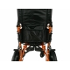 Faltbarer Rollstuhl | Aluminium | Bremse an Handgriffen | Fußstütze | Armlehnen | Orange | Modell: Pirámide | Mobiclinic - Foto 20