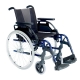 Breezy Style Rollstuhl aus Aluminium | Farbe: Blau | Raddurchmesser: 24" - Foto 2