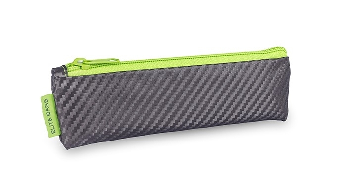 Diabetiker tasche, reißverschluss, für insulin pen, grau und limette, insulin´s, elite bags