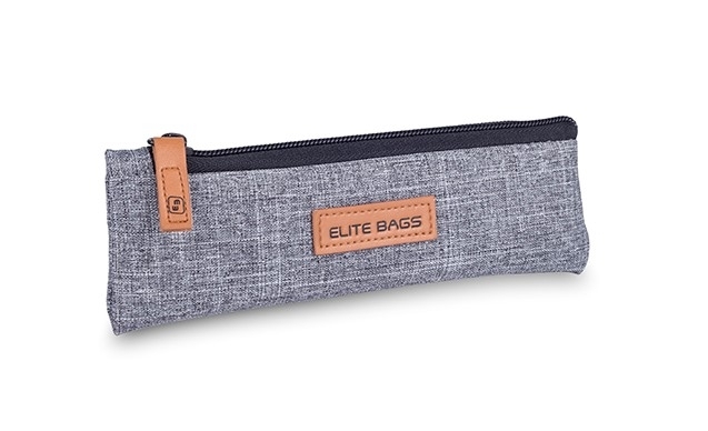 Diabetiker tasche, reißverschluss, für insulin pen, marmorierte grau, insulin´s, elite bags