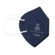 10 FFP2-Masken für Erwachsene | Marineblau | 0,99€ | Selbstfilternd | CE-gekennzeichnet | Box mit 10 Stück | EMO - Foto 3