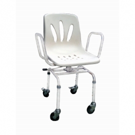 Drehbarer Stuhl | Bremsen an den Rollen | Abflusslöcher | Höhenverstellbar