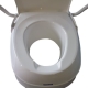 Toilettensitzerhöhung | Mit Deckel | Klappbare und verstellbare Armlehnen | 3 Höhen | 6, 10 und 15 cm - Foto 11