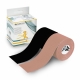 2er Pack Kinesio Tape | Schwarz und Beige | Neuromuskuläre Bandage | 5mx5cm | Modell: Mobitape | Mobiclinic - Foto 2