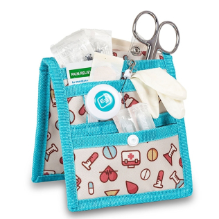 Kranken-Organizer | Für Bademäntel oder Pyjamas | Türkisfarbener Druck | Keen's | Elite Bags Kranken-Organizer | Für Bademäntel oder Pyjamas | Türkisfarbener Druck | Keen's | Elite Bags