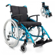 Rollstuhl |Premium| Aluminium | Rückenlehne klappbar | Dickes Kissen | Türkis | Modell: Venecia | Mobiclinic - Foto 1