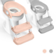Kinder-WC-Sitz | mit Treppe | rutschfest | verstellbar | klappbar | Lala | rosa und weiß | Mobiclinic - Foto 1
