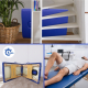 Massageliege klappbar | Holz | Tragbar | 180x60 cm | Blau | Modell: CM-01 BASIC | Mobiclinic - Foto 7