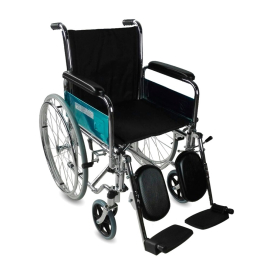 Rollstuhl | Faltbar | Große Räder | Abnehmbare Armlehnen und Fußstützen | Orthopädisch | Partenón | Mobiclinic