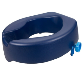 Toilettensitzerhöhung | 11 cm | Weicher Toilettensitz | Blau | Río | Mobiclinic