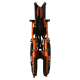 Faltbarer Rollstuhl | Aluminium | Bremse an Handgriffen | Fußstütze | Armlehnen | Orange | Modell: Pirámide | Mobiclinic - Foto 10