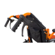 Faltbarer Rollstuhl | Aluminium | Bremse an Handgriffen | Fußstütze | Armlehnen | Orange | Modell: Pirámide | Mobiclinic - Foto 13