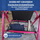 Rollator | Faltbar | Sitz und Rückenlehne | 4 Räder | Rosa | Modell: Escorial | Mobiclinic - Foto 7