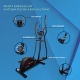 Crosstrainer | 8 Widerstände | LCD-Bildschirm | Ergonomischer Lenker | Rutschfest | Bis zu 100 kg | ATLAS | Mobiclinic - Foto 2