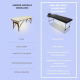 Massageliege klappbar | Kopfstütze | Tragbar | Aluminium | 186x60 cm | Schwarz | CA-01 Light | Mobiclinic - Foto 5