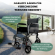 Rollstuhl faltbar | Große abnehmbare Hinterräder | Fußstütze und Armlehnen | S230 Sevilla | TOP | Mobiclinic - Foto 20