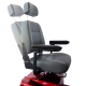 Scooter für Behinderte | 4 Räder | Premium | Abmontierbar | Kapazität 45 km | 12V | Bordeaux | Modell: Libra | Mobiclinic - Foto 4