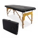 Massageliege klappbar | Holz | Tragbar | 180x60 cm | Schwarz | Modell: CM-01 BASIC | Mobiclinic - Foto 1