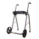 Zusammenklappbarer Rollator mit zwei | Rädern und verstellbarem | Sitz 75-95 cm - Foto 1